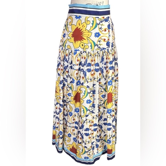 Floral Maxi Skirt - Multicolor - Picture 1 of 2
